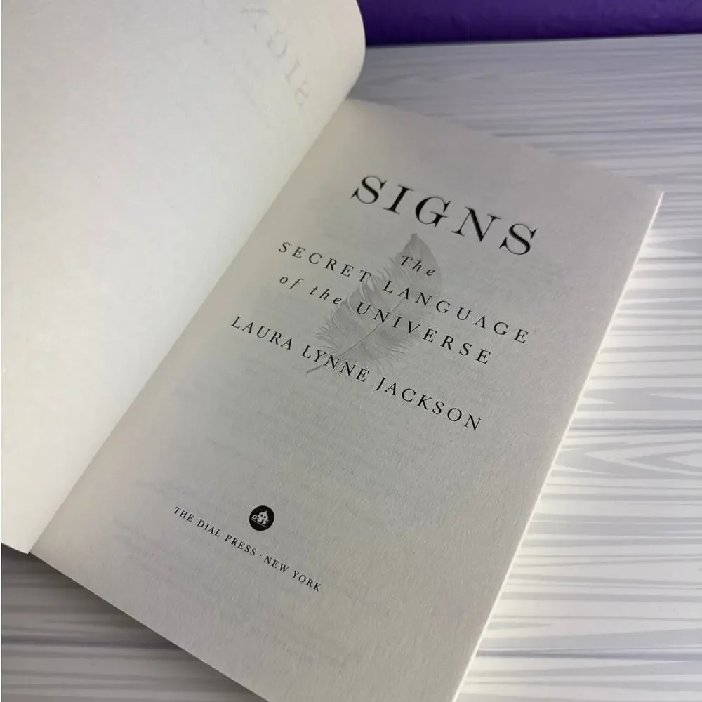 Signs Laura Lynne Jackson Paperback Book Secret Language Universe Spiritual